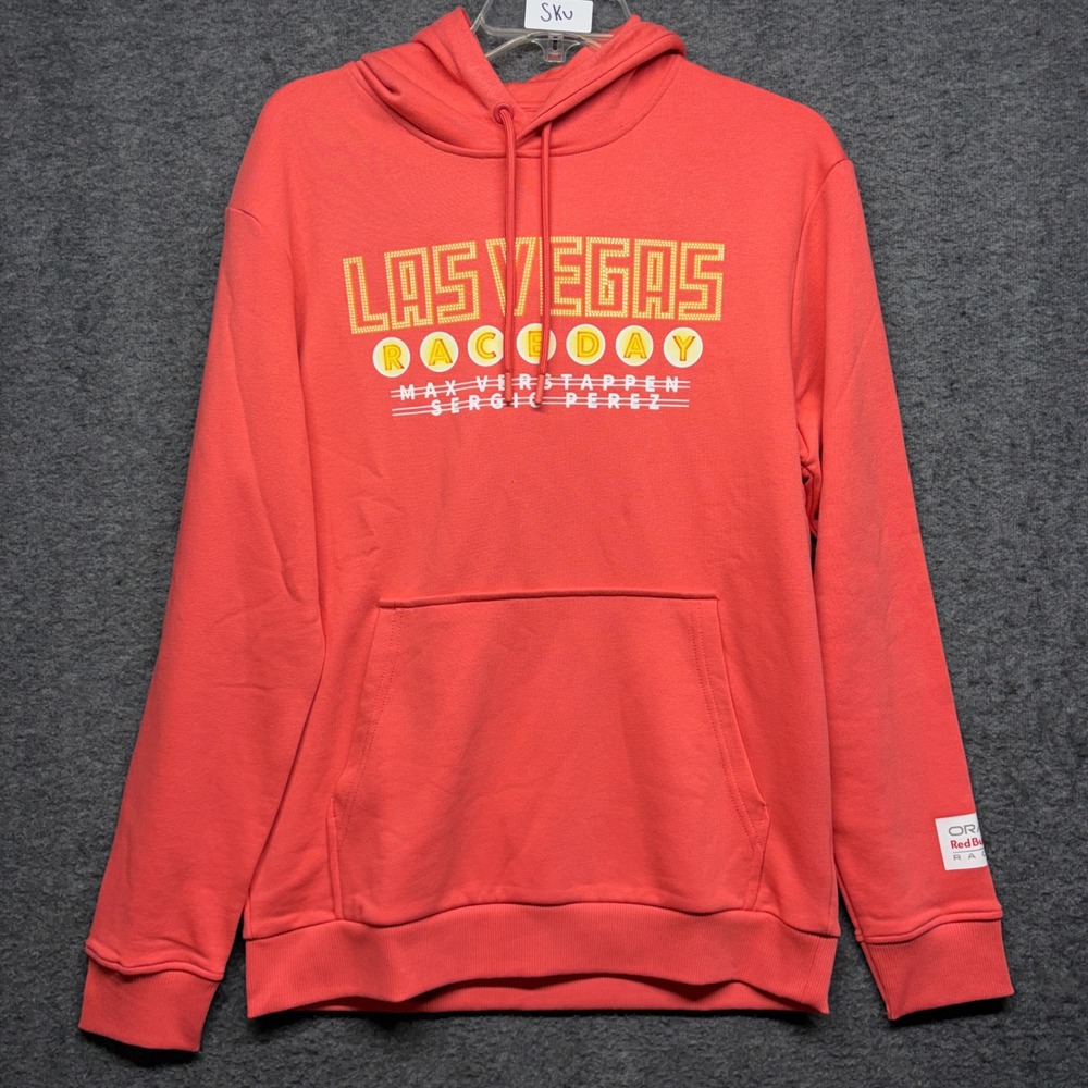 Castore Oracle Red Bull Racing Las Vegas Raceday Hoodie Mens‎ Small Pink NWT